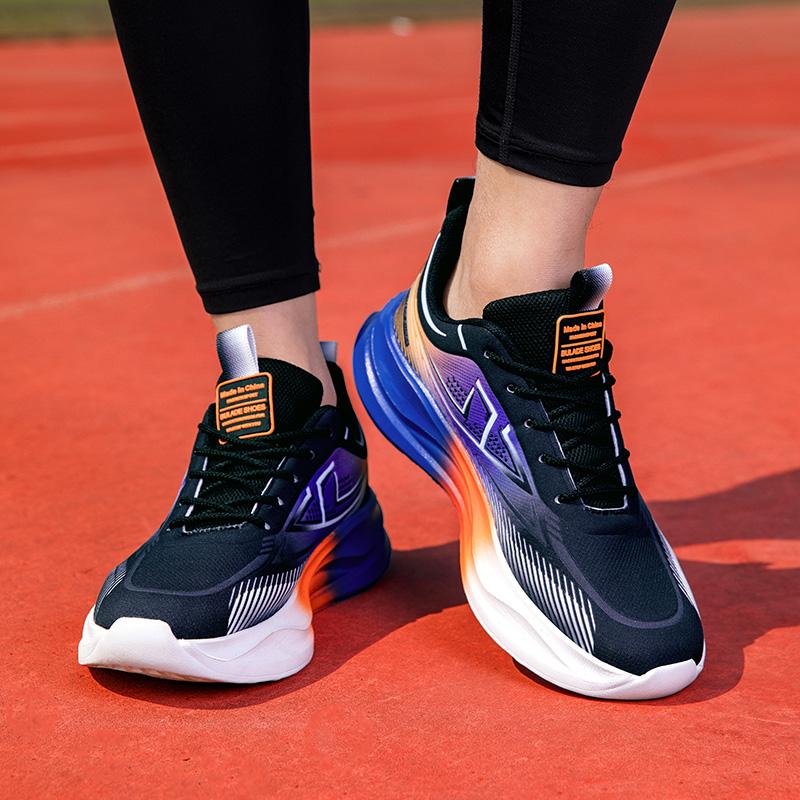 Мужские контрастные цветные спортивные баскетбольные кроссовки для бега в уличном стиле, кроссовки для студентов, большие размеры для бега