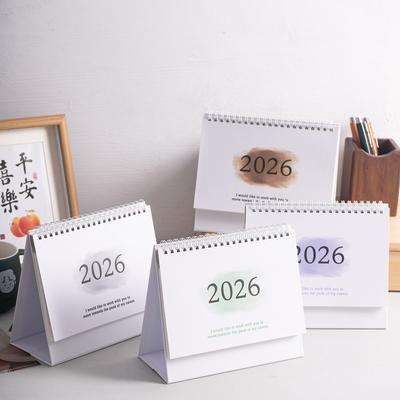 2026 Новый настольный календарь Большие английские календарные книги Годовой список дел Ежемесячный ежедневный планировщик Тайм-менеджмент