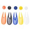 Golf Ball Score Marker Fork Plastic Golf Position Markers Golfer Pitch Repair Divot Tool