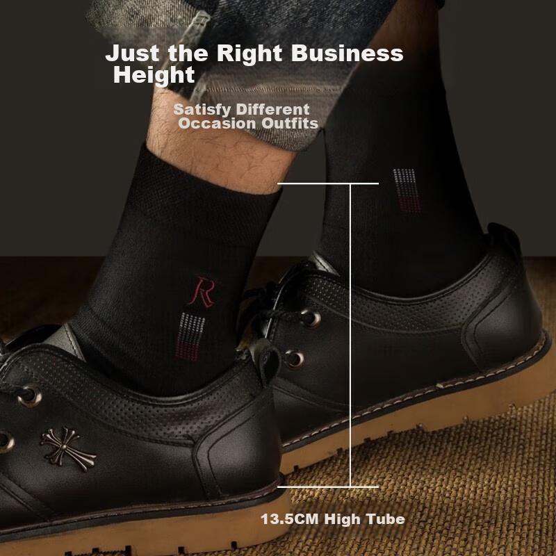 Liangrenfang Men's Socks, Summer 100% Pure Cotton, Antibacterial And Odor-Resistant, Sweat-Absorbing Breathable Wear-Resistant Mid-Calf Cotton Socks