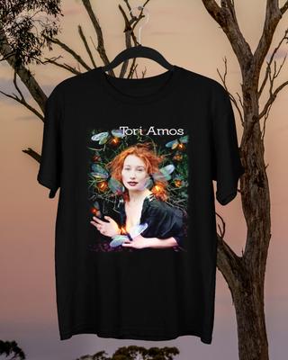 Подарок для фаната Tori Amos Черная Футболка Размер S-2345XL - Бесплатная доставка