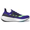 Adidas UltraBoost 21 Sonic Ink Screaming Green Unisex Sneakers Blue Core-Black S23873