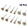 12pcs/Set Wire Brushes Kit Bowl Type 15mm Straight Type 8mm T Type 22mm