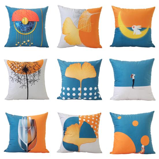 Чехол на подушку, полезный стильный чехол для подушки из полиэстера, чехол для подушки, домашний отель, общежитие, декор офисного стула, наволочка