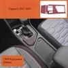 For Volkswagen Tiguan L/Pro 2017- Central Control Silicone Pad Car Interior Gear Sticker-free Modification Accessories Auto