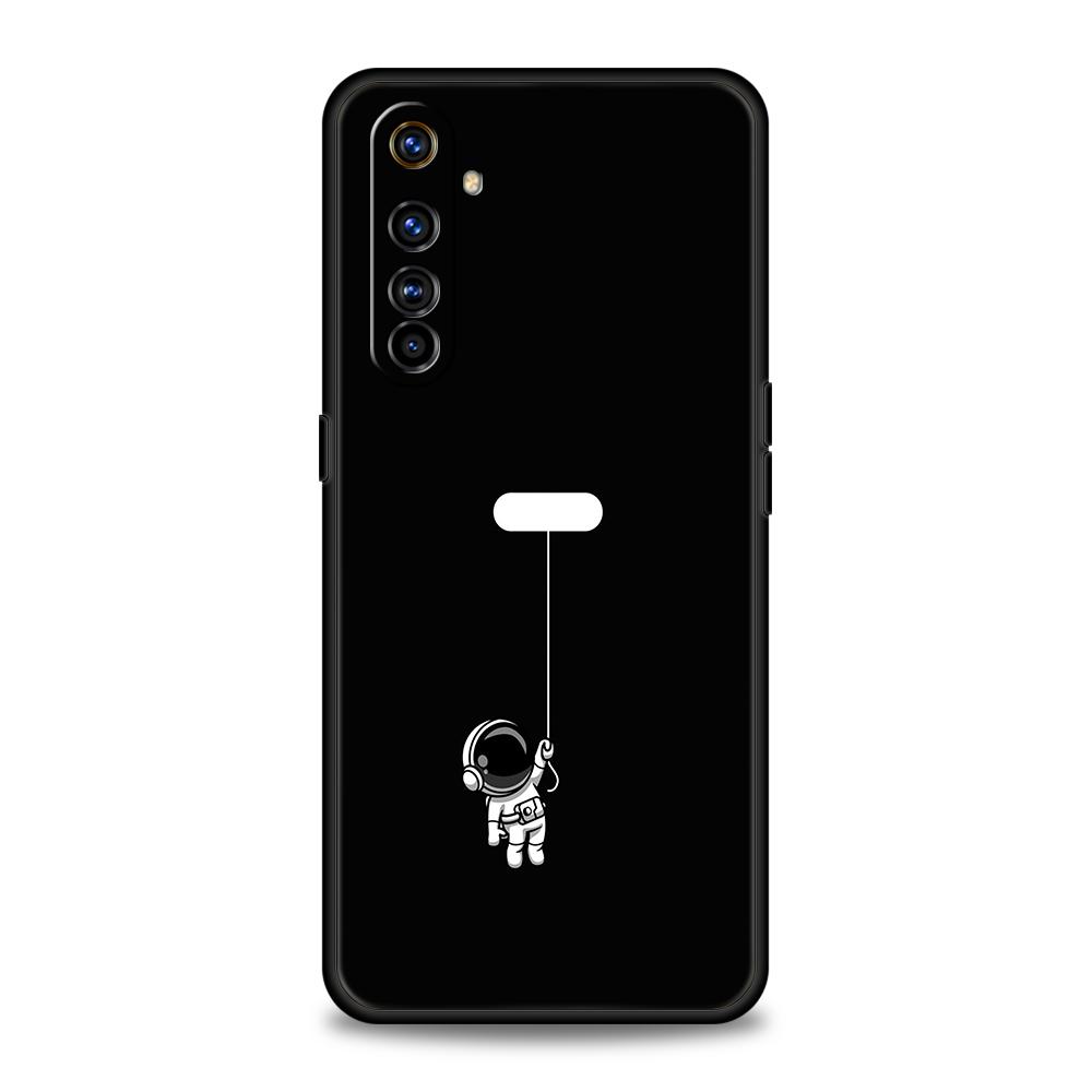 Милый чехол для телефона с астронавтом для Realme 13 12 11 10 9 8 5G 7 C25 C35 GT5 GT3 GT2 Pro Plus Для Realme GT Neo 2 3 3T 5 Чехол