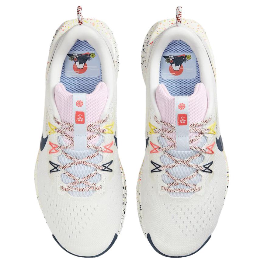 Nike Мужские кроссовки Pegasus Trail 5 Summit White Armory Navy Кремовые Футбольно-серые Розово-пенные DV3864-102