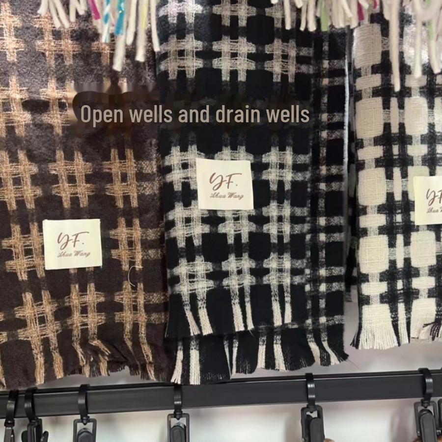 Unisex Luxury Thick Imitation Cashmere Scarf