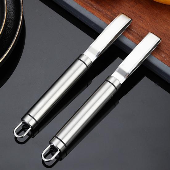 Нержавеющая сталь 304, нож для сердцевины манго, нож для резки, длинная ручка, острая многофункциональная машина для удаления сердцевины ананаса, инструмент для очистки фруктов, кухонные аксессуары