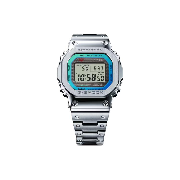 Casio Унисекс Полностью Металлические Часы Серии GMW-B5000PC-1JF Серые