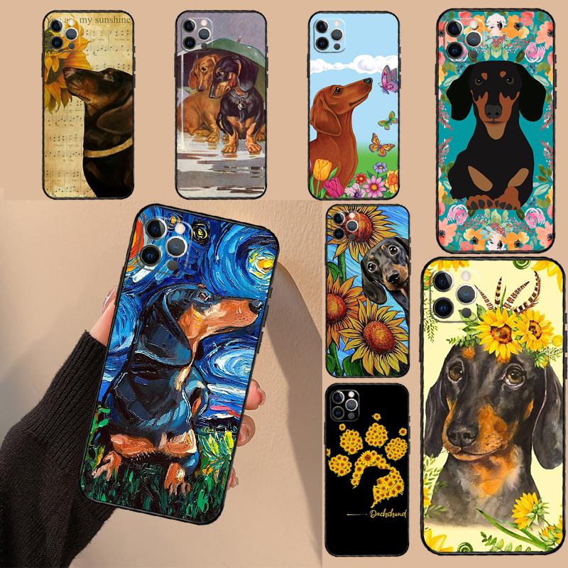 Dachshund Dog Animal Soft Case For Samsung Galaxy S25 S21 S22 S23 S24 Ultra S9 S10 Plus S20 FE S24 FE Phone Cover