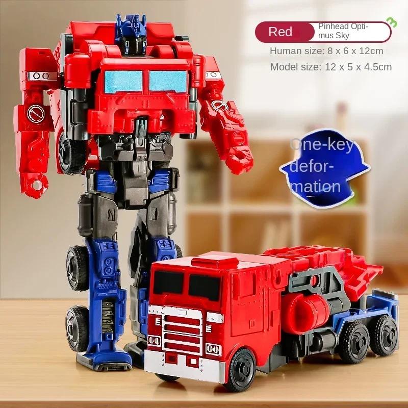 Трансформационный автомобиль аниме-робот модель One Step Deformation Robot игрушка детская головоломка игрушка деформационный автомобиль фигурка модель