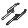 Pair Motorcycle Adjustable Windshield Bracket Anodized Black Replacement for Tenere 700 XT700Z