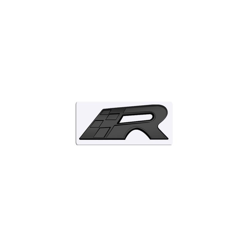 Metal 3D R Front Grille Sticker Car Rear Trunk Body Emblem Badge for SEAT Leon Ibiza 300 6J 6L Alhambra Exeo Altea Ateca cupra