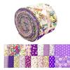 40 Pieces/Set Colorful Cotton Fabric Strips Crafts Fashionable Roll Cloth Handmade Accessories