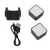 LED Fill Light Fit for DJI Pocket 3 Action Camera USB C Rechargeable Magnetic Auxiliary Dual Light Attachment for