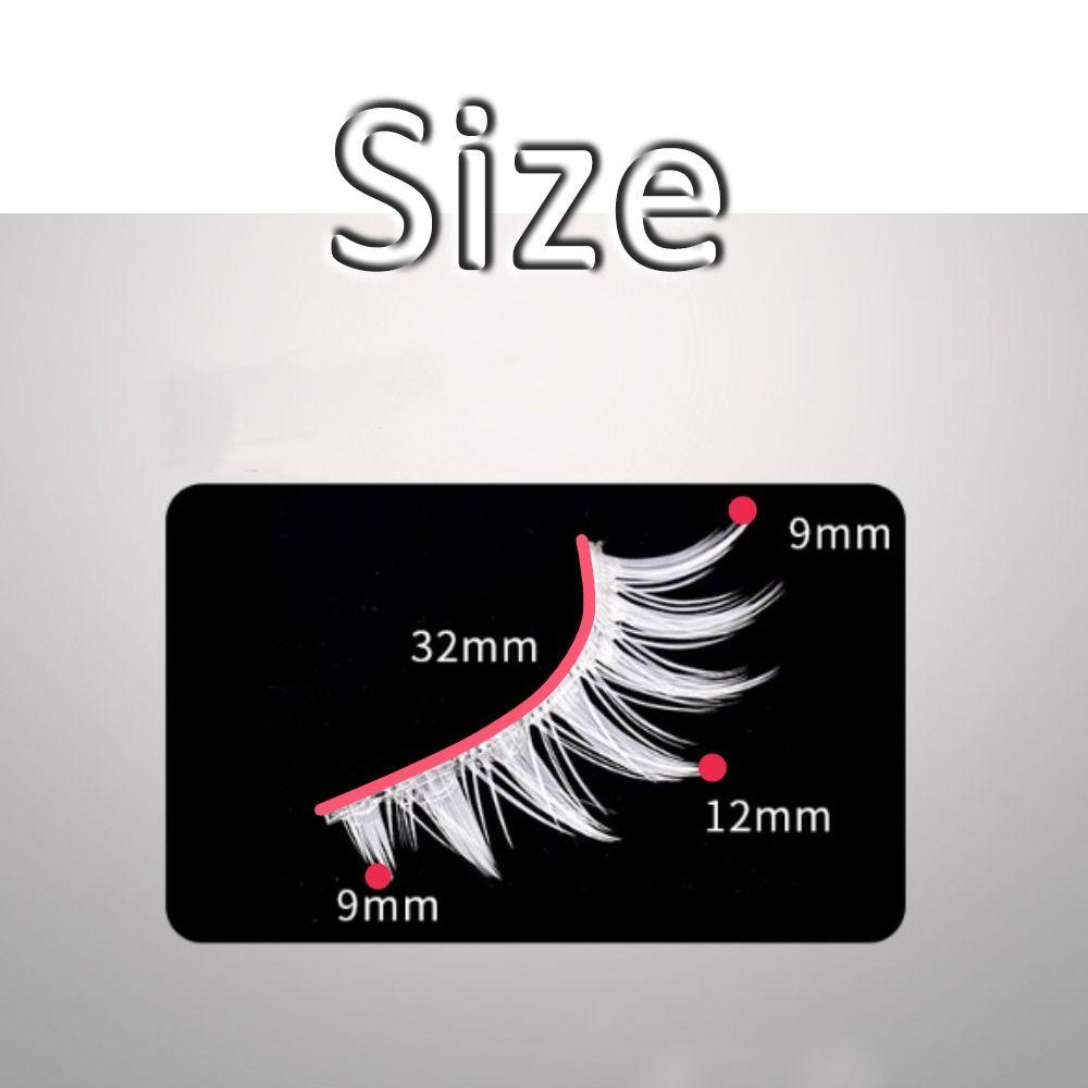 10Clusters Lashes Extension Fluffy False Eyelashes Makeup Curled Fake Eyelashes  Cosplay
