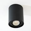 Surface-Mounted Halogen Spot Tube Movable Luminaire Amat-Xl Gu10 Round Black