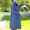 Middle Age Women's Wool & Blends Coats Winter Women's Jackets Elegant Loose Long Outerwears