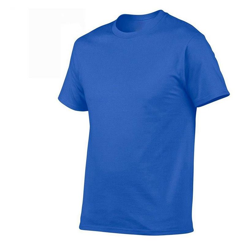 Мужские однотонные футболки, хлопковая футболка с круглым вырезом в мягком стиле для взрослых, летние легкие рубашки с короткими рукавами