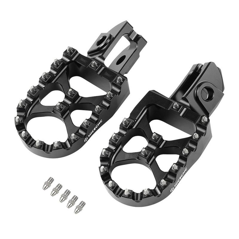 NICECNC For Beta RR 300 2020-2024 Forged Aluminum Foot Pegs FootRest Footpegs Rests Pedals RR 250 350 390 400 430 450 480 520