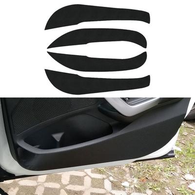 Наклейки на внутреннюю часть дверей автомобиля для Peugeot 2008 2014 - 2018 4 шт. Наклейка против ударов из углеродного волокна Защита дверей Аксессуары для интерьера