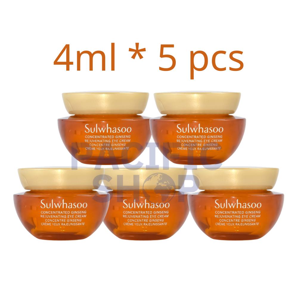 Sulwhasoo Концентрированный обновляющий крем для век с женьшенем, пробник 4 мл * 5 шт.