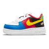 UNO x Nike Air Force 1 Low TD 50-летие Детские кроссовки Белый Желто-лаймовый Университетский красный DO6636-100