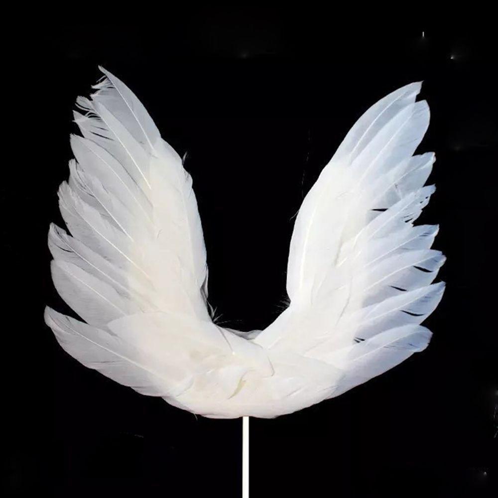 Ornaments Wedding Party Feather Wings Angel Angel Wings Party Decor Feather Wings Cake Toppers