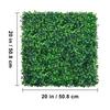 Artificial Boxwood Panel UV 24pcs Boxwood Hedge Wall Panels Artificial Grass Backdrop Wall 20" X 20" 4 cm Green Grass Wall Fake Hedge for Decor