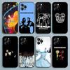 Чехол для телефона Rock Band R-RadioheadS для iPhone 17,16,15,14,13,12,Pro,Max,Plus,E,SE4,Air,Mini Черный Мягкий Чехол