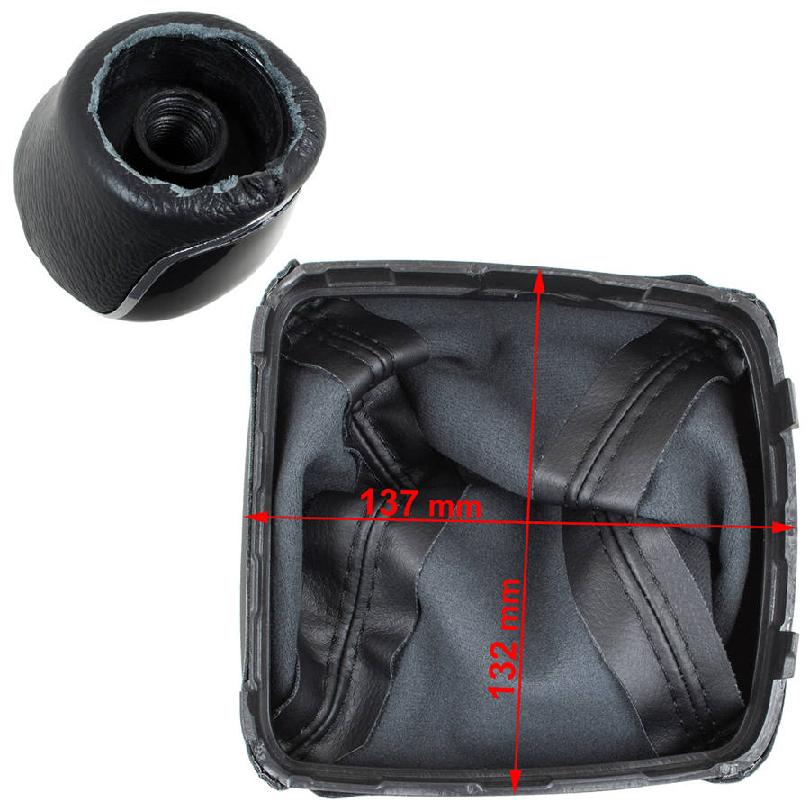 Ford Mondeo IV 07-15 6-gear knob + gear shift boot 2 pcs. SET