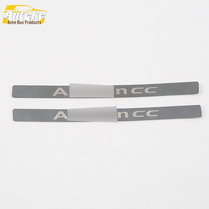 Защитная накладка заднего бампера из нержавеющей стали для защиты багажника и задней двери