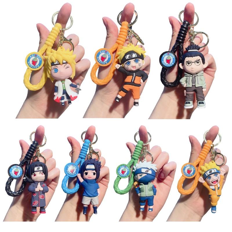 Индивидуальная упаковка Милый Наруто ПВХ Брелок Кукла Подвеска Брелок для ключей автомобиля Оптовая торговля