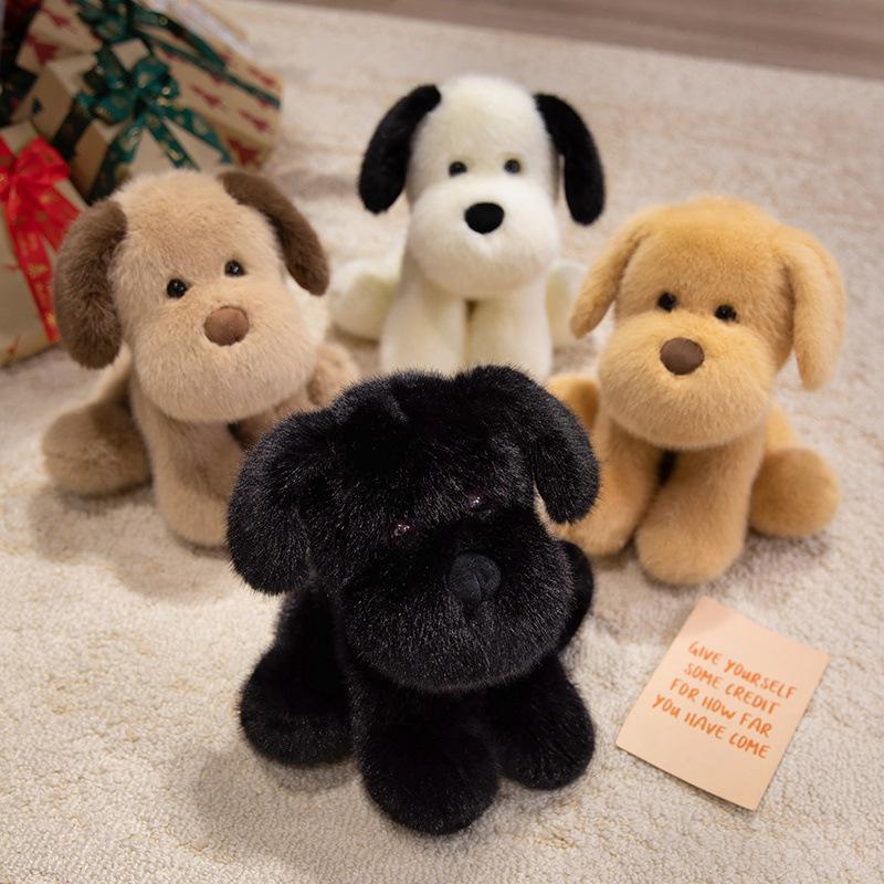 Cute Simulation Golden Retriever Doll Plush Toy Sitting Puppy Dog Doll Children'S Company Soothing Doll