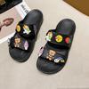 Женские тапочки, модные домашние и уличные шлепанцы, повседневная обувь, дышащие женские сандалии, нескользящие шлепанцы