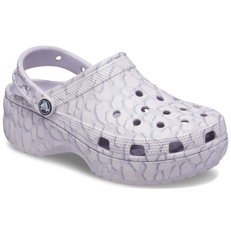 Crocs Классическая платформа 4 Повседневные клоги Женская обувь Фиолетовый 207579-5PS