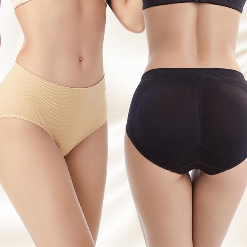 Женские трусики с подтяжкой ягодиц, дышащие бесшовные трусы с низкой талией, корректирующее нижнее белье для ягодиц