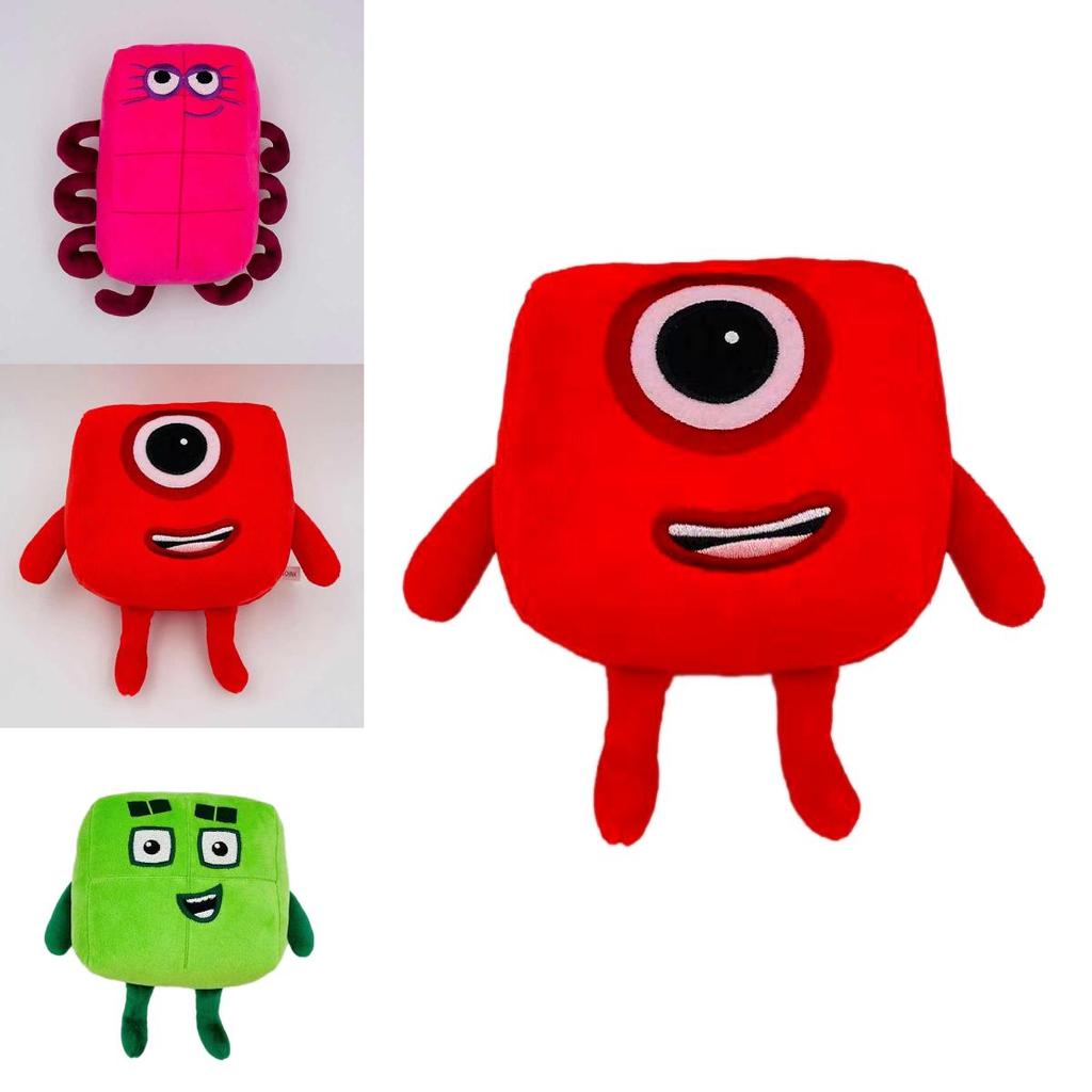 Плюшевая кукла Numberblocks Мягкая и милая мягкая игрушка для детей Обучающая и веселая