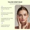 Organic Beef Tallow Honey Balm Lock Moisture Soften Rough Skin Smoother Texture Natural Formula Face Body Moisturizer