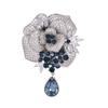 Sparkling Rose Brooch High-end Women's Exquisite Brooch High-end Sense Niche and Light Luxury Pin Accessory