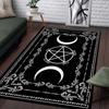 Witch Sun Moon Pentagram Carpet Altar for Living Room Gothic Decor Sofa Table Area Rugs Bathroom Doormat Anti-slip Floor Mats
