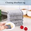 Кухонное чистящее полотенце Впитывающее Неприлипающее Масляные тряпки Для мытья посуды и кастрюль Салфетка из микрофибры Чистящая салфетка для посуды Кухонное полотенце