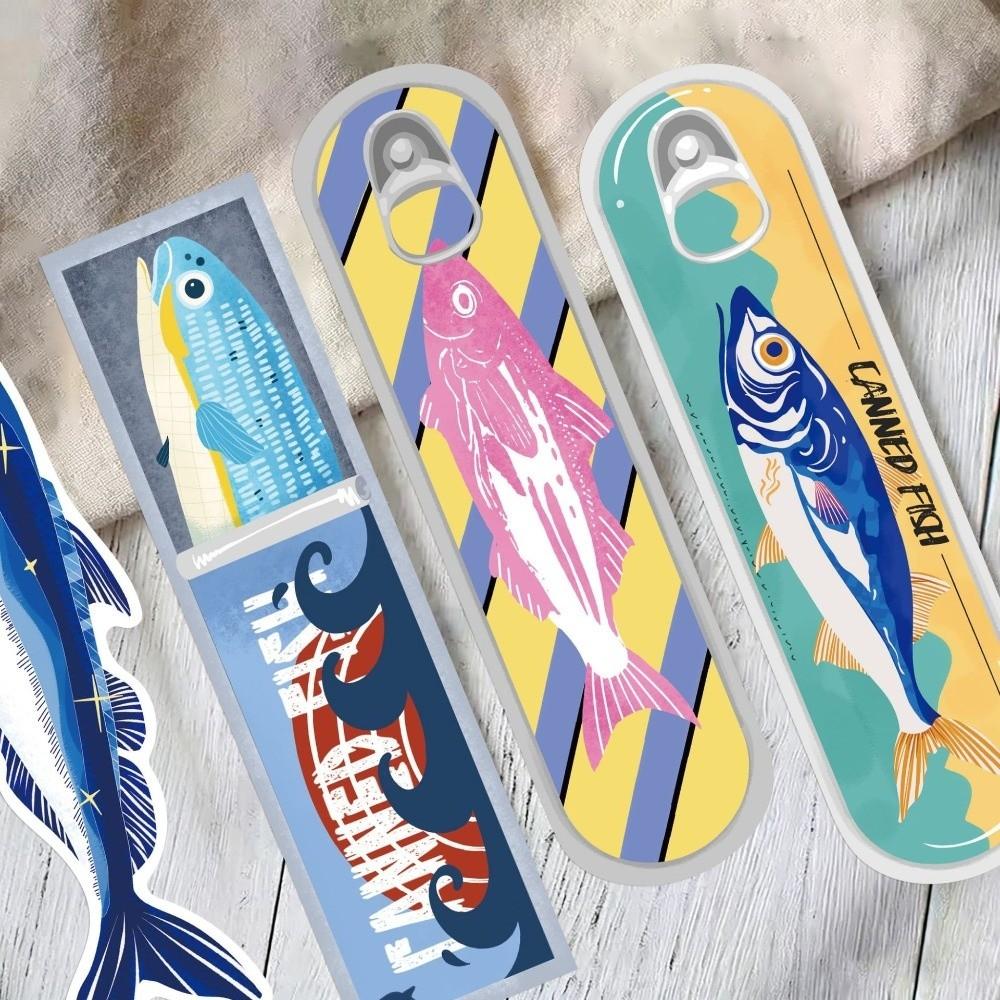 30 Pcs Cartoon Reading Pages Bookmarks Colorful Fish Series Stationary Supplies Bookmarks High Beauty Creative Design