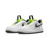 Nike Force 1 Toggle PS Белые детские кроссовки Volt Game-Royal Iron-Grey CU5287-101