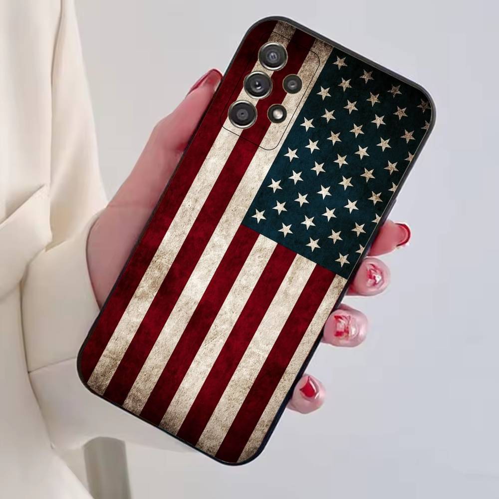 США А-Америка Флаг Чехол для Телефона для Samsung S25,S24,S21,S22,S23,S30,Ultra,S20,Plus,Fe,Lite,Note,10,Черный Чехол