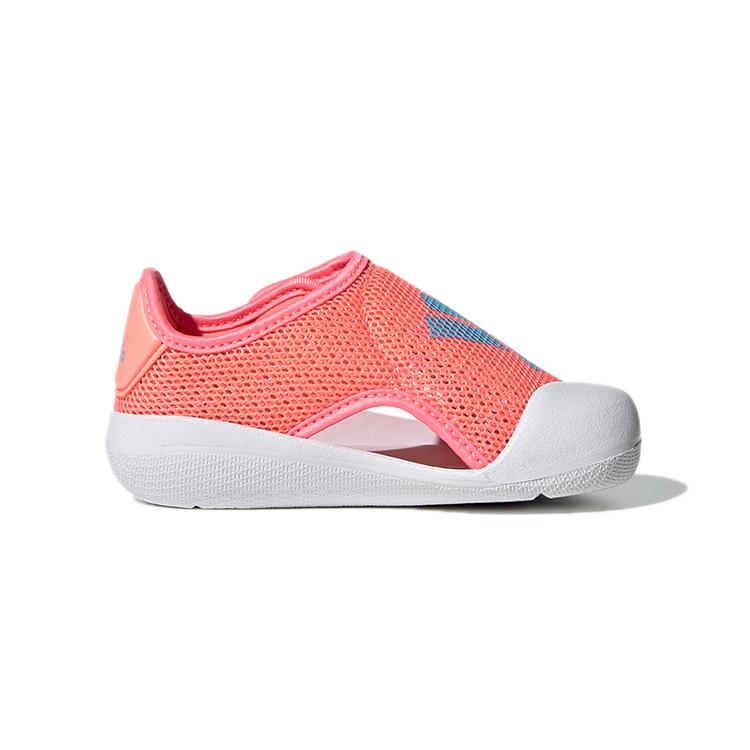 adidas Спортивные плавательные нескользящие амортизирующие дышащие низкие детские туфли коралловый розовый для младенцев и малышей GV7809