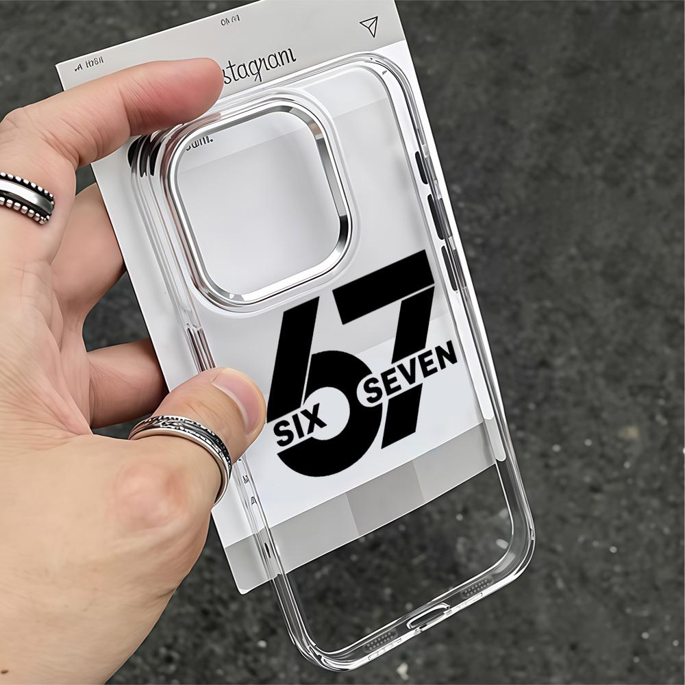 Чехол для телефона 67 Six Seven для Xiaomi Mi 15 14T 14 12T 11T 11 Lite Poco M7 X7 X6 F5 F6 X5 X4 GT Pro 4G 5G Прозрачный Мягкий Чехол