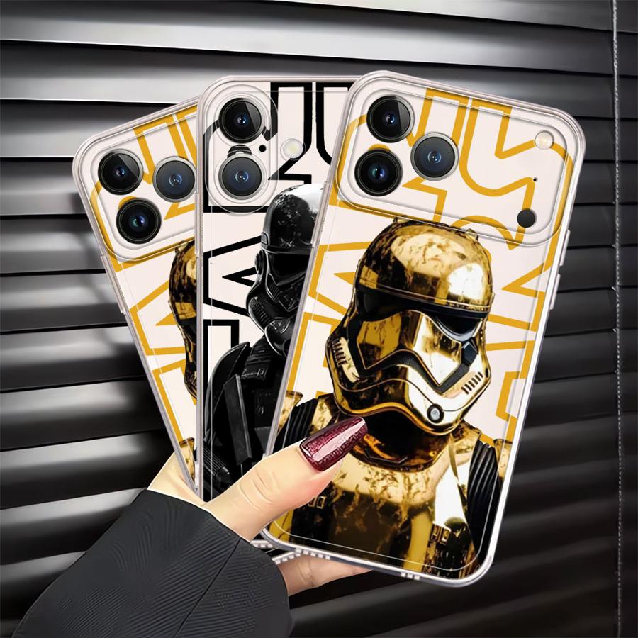 Cool Stars Wars Phone Case For Samsung S26 S25 S24 S23 S22 S21 S20 FE Note20 Note10 Plus Ultra Lite Edge 5G Clear Soft TPU Cover