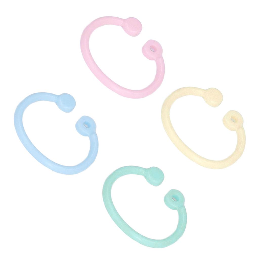 160 шт. колец из полиэтиленового материала, легкое широкое применение, кольца для книг, ключей, документов